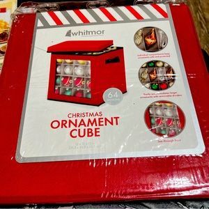 Whitmor Ornament Storage Box ~ 64